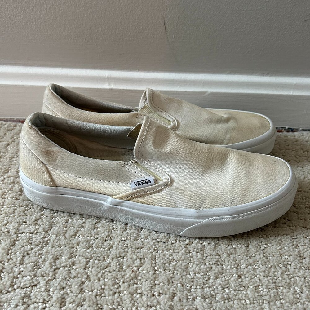 Vans Classic Slip-On Shoes - White